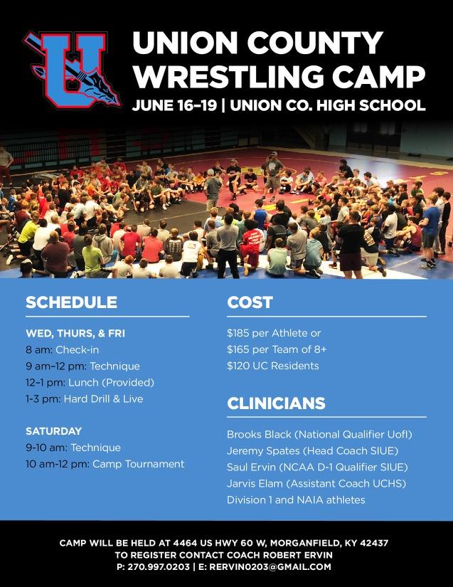 Union County Camps High School Wrestling Kentucky Wrestling Forums